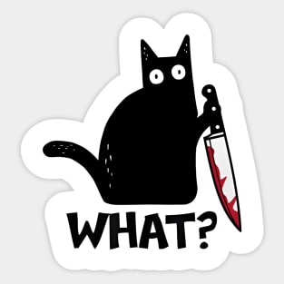 Cat miaw Sticker